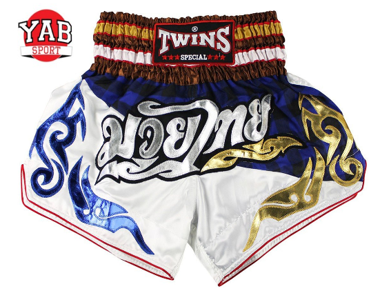 Short boxe Thaï Rouge / Blanc