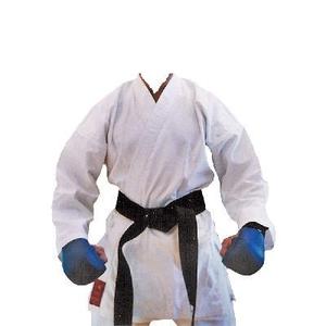 Kimono karaté combat blanc tissu cotelé KK123500 SFJAM Noris