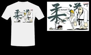 Tee shirt judo humoristique