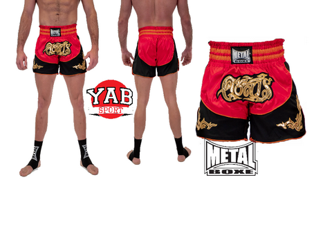 Short Thaï Rouge METAL BOXE