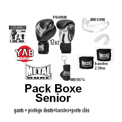 Pack Boxe Senior METAL BOXE 