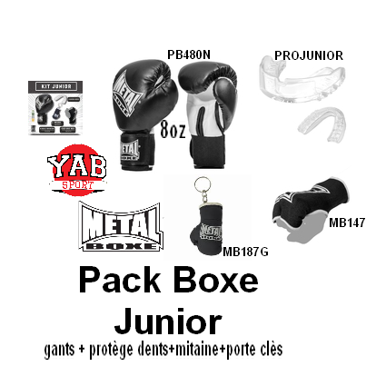 	Pack Boxe Junior METAL BOXE