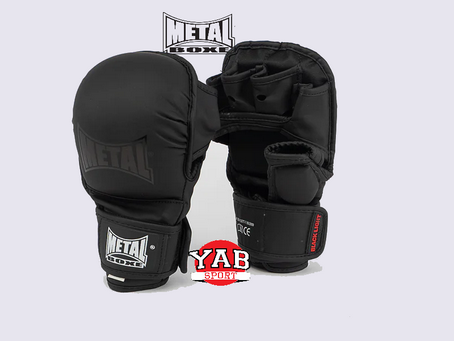 GANTS DE MMA SPARRING BLACK LIGHT Métal Boxe