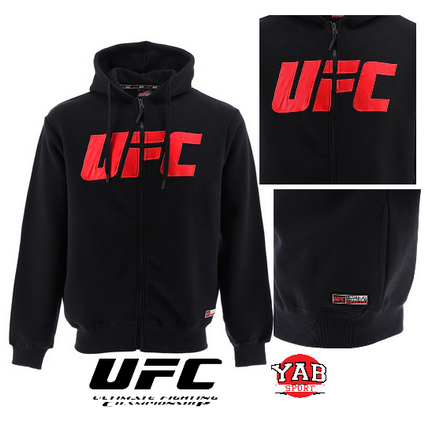 SWEAT SHIRT Noir  Zippé  UFC 