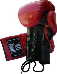 Gants de Boxe compétition à lacets KO FIGHT