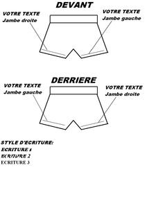 Personnalisation Short