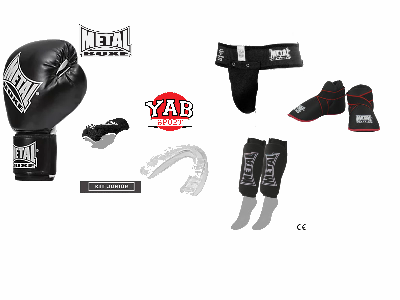 Pack Boxe full Contact Junior METAL BOXE
